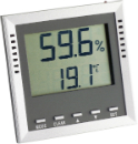 Digitales Thermo-Hygrometer 9026 Anzeige relative Feuchte Temperatur