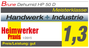 Luftentfeuchter Dehumid HP 50 Bewertung