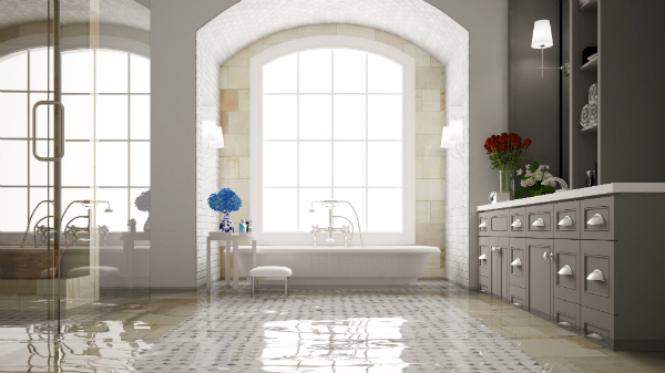 Wasserschaden im Badezimmer © Robert Kneschke / Fotolia.com