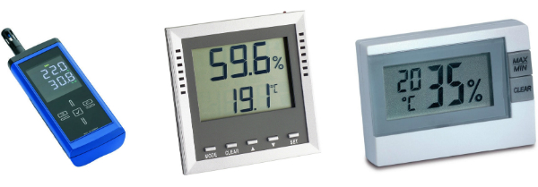 Messgeraete zur Messung von Feuchte und Temperatur