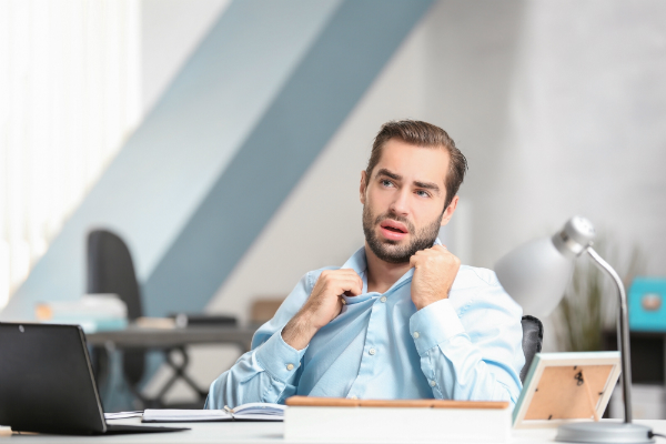 Zu warm im Büro?