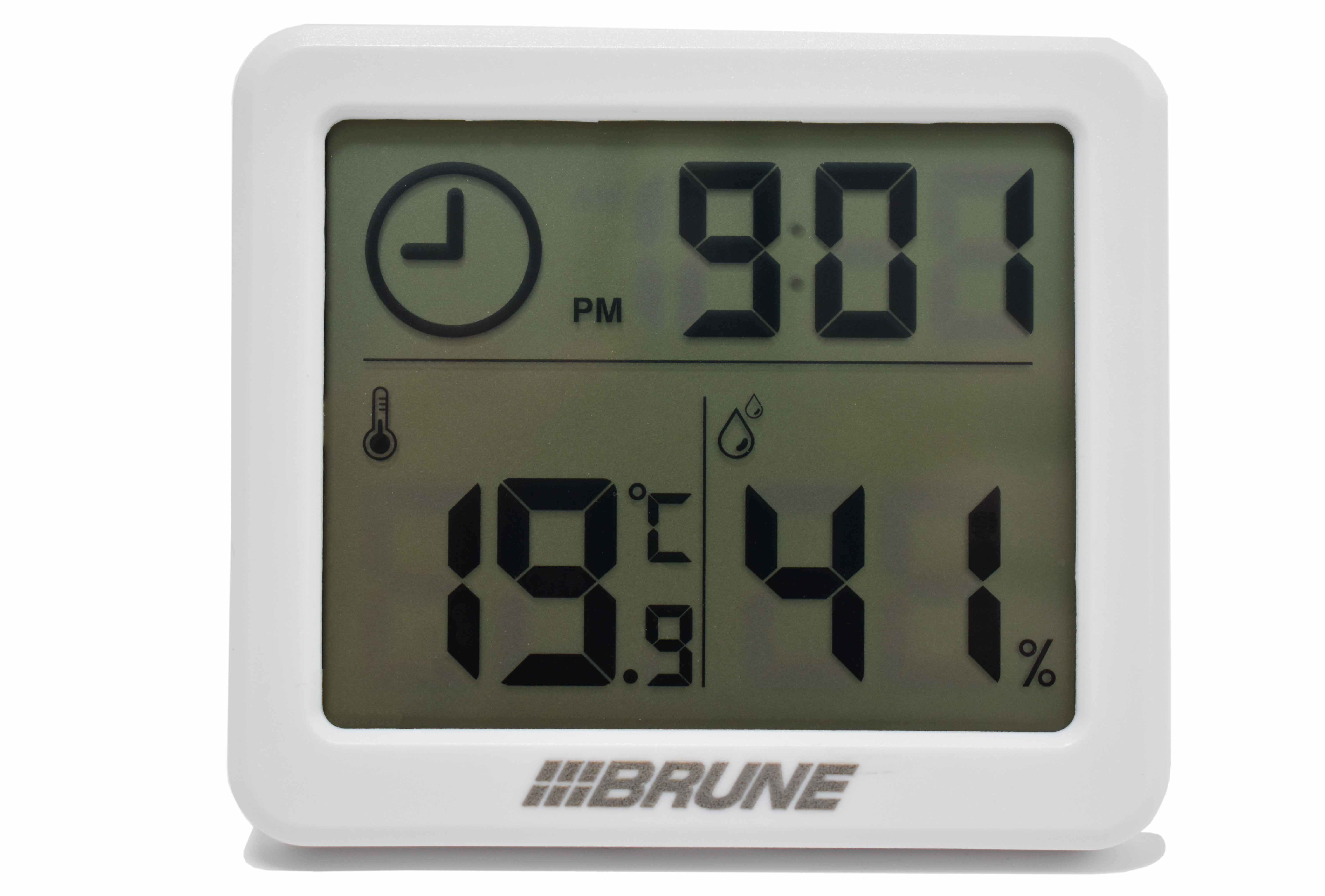 Digitales Thermo-Hygrometer Temperatur / Feuchte / Uhrzeit